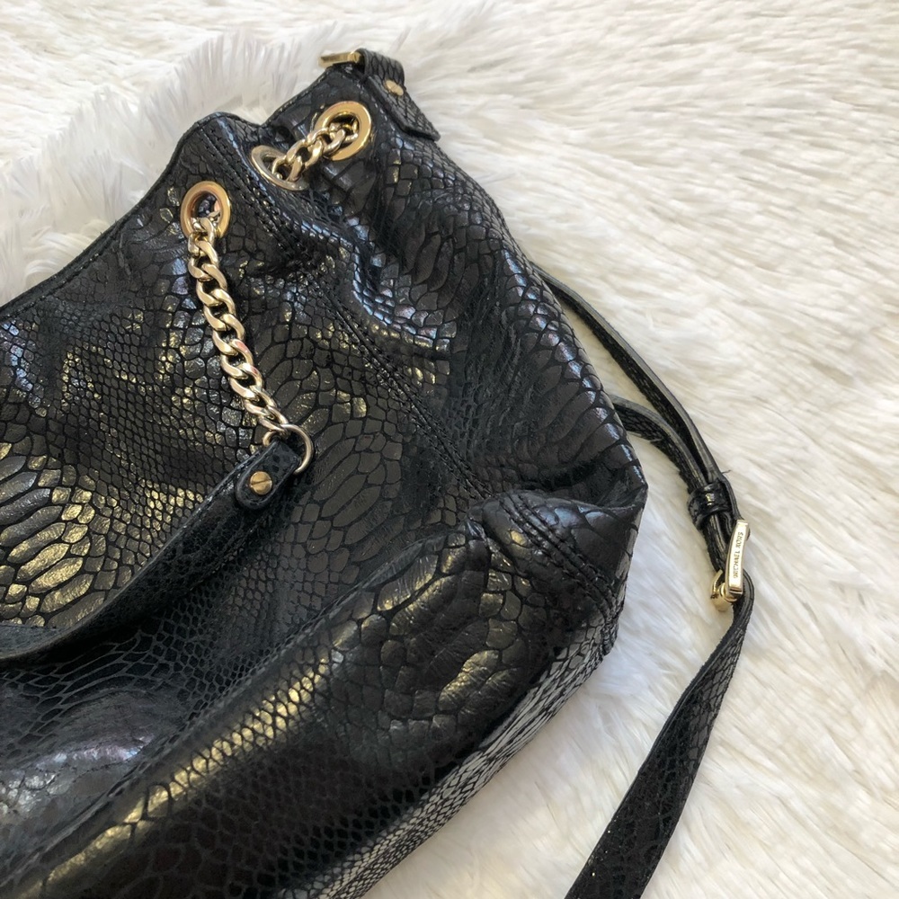 MICHAEL Michael Kors Jet Set Chain Python-Embosse… - image 9